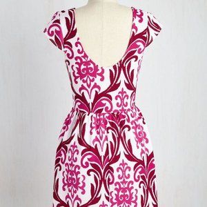 PAISLEY/CASHMERE DRESS